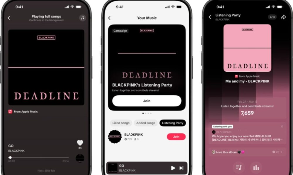 You can soon listen to Apple Music inside of TikTok