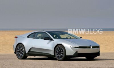 Rendering a BMW sports car all electric