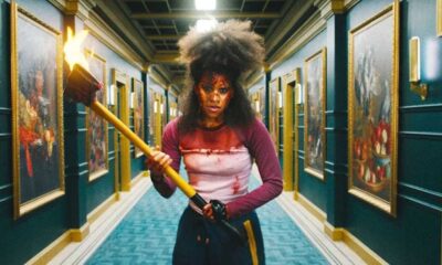 Zazie Beets with an axe in They Will Kill You