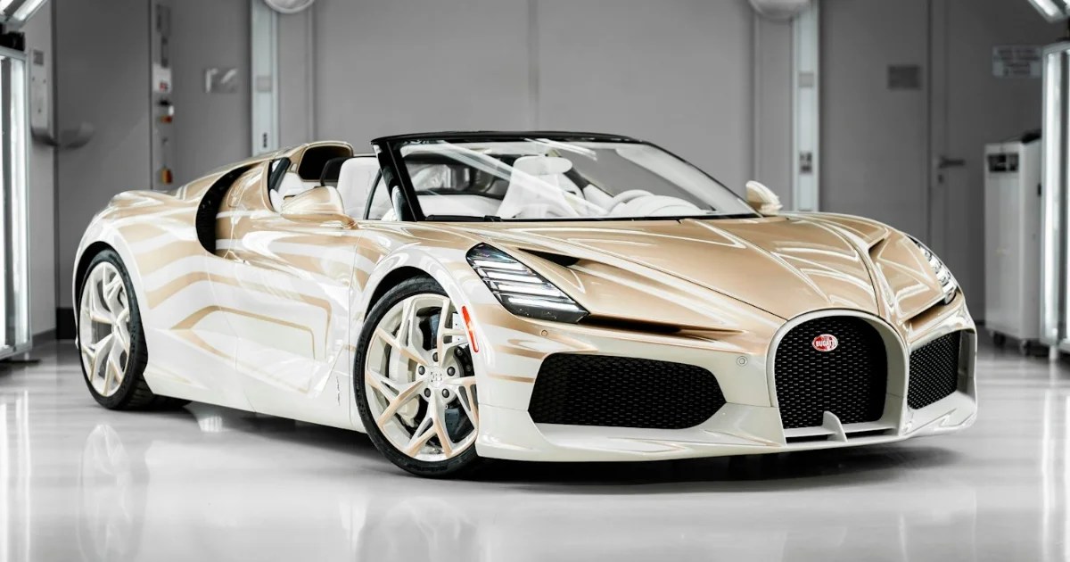 Bugatti’s Final W-16 Masterpiece Gets a Golden Touch