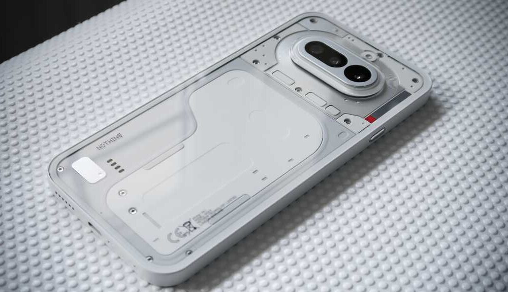 Nothing Phone 4a REVIEW back angled