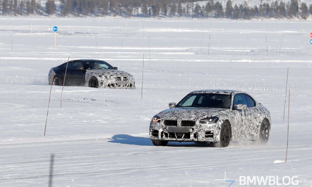 BMW M2 CS in the snow