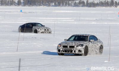 BMW M2 CS in the snow