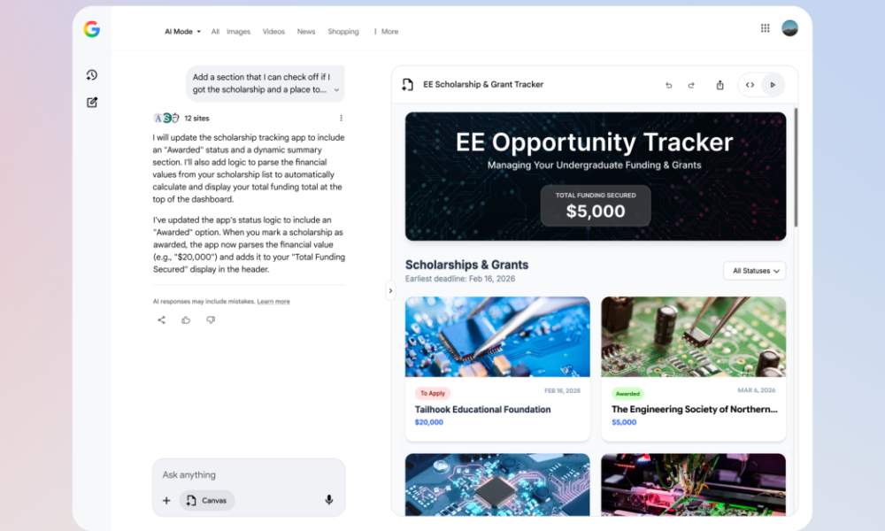 Google’s AI-powered workspace is now available to more users in Search