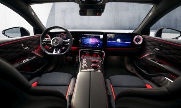 Mercedes-AMG GT 4-Door Coupe interior revealed; It's a screen fest