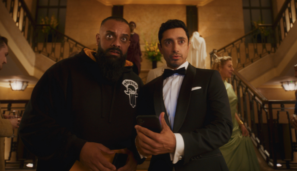 Guz Khan and Riz Ahmed in Bait. Prime Video