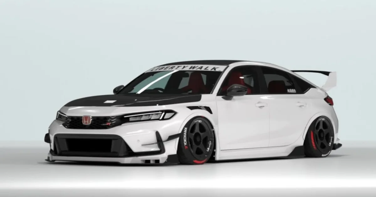 Liberty Walk Did the Unthinkable to the Honda Civic Type R