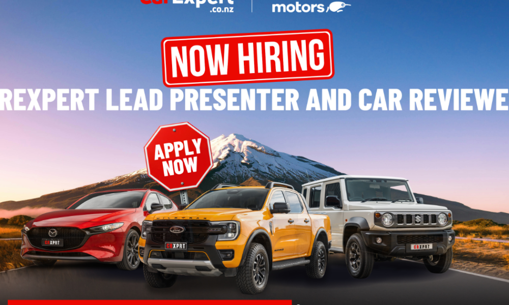 We're looking for CarExpert.co.nz's lead presenter and car reviewer