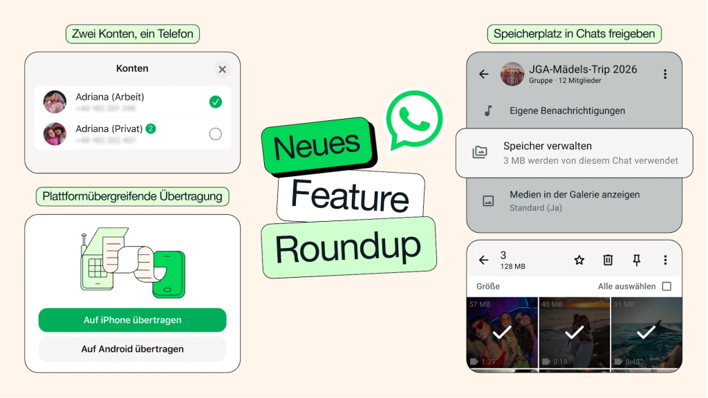 Whatsapp neue Funktionen März