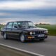 The E28 BMW M5 on the road