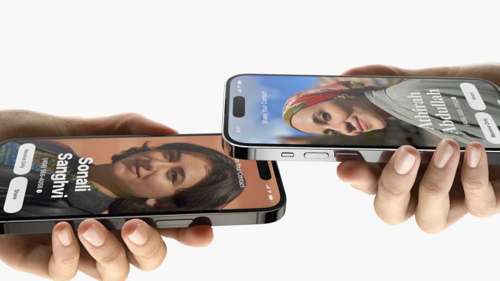 iOS 17 AirDrop NameDrop