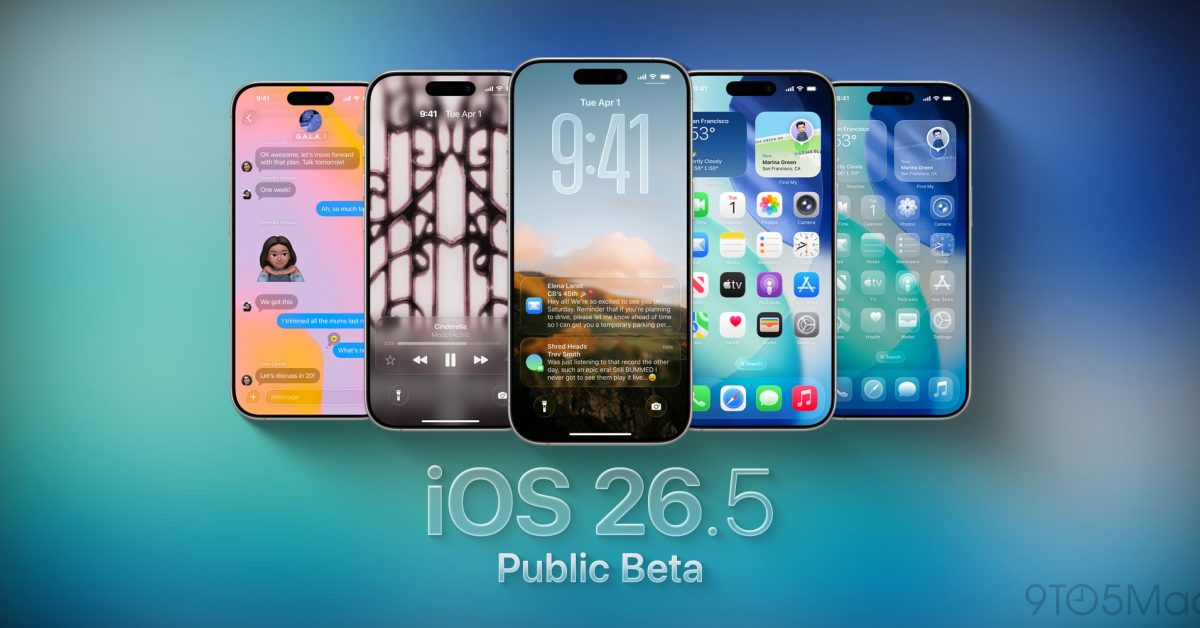 Apple releases iOS 26.5 public beta 2
