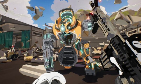 ShatterRush is obviously an indie take on Titanfall, but considering the lack of threequel, I'm sure you won't mind