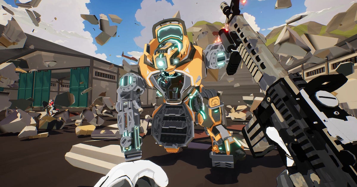 ShatterRush is obviously an indie take on Titanfall, but considering the lack of threequel, I'm sure you won't mind