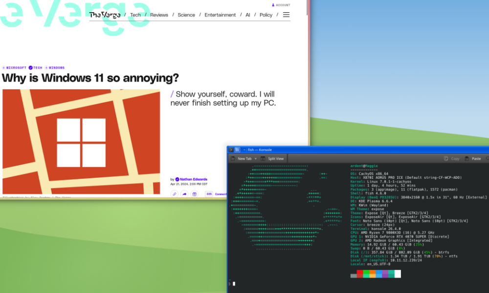 After three months on Linux, I don’t miss Windows at all