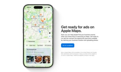 Apple Business Maps ads promo