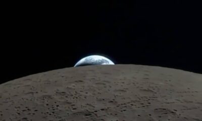 Artemis II iPhone Earthset video