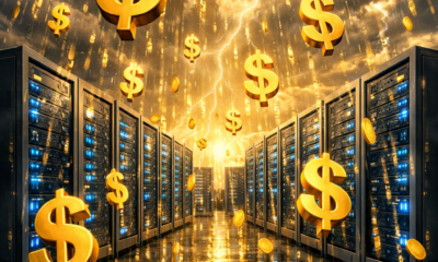 dollar signs, data center