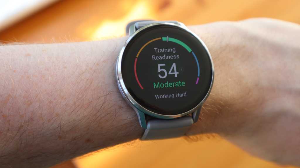 Training readiness on the Garmin Venu 4