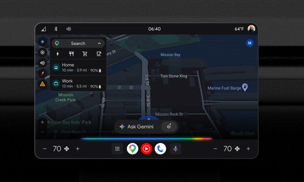 Gemini is rolling out to cars with Google built-in