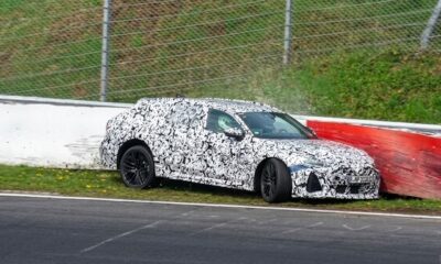 Audi test driver crashes RS6 Avant prototype at Nurburgring