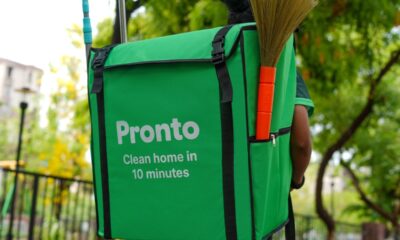Pronto branded pack of cleaning supplies