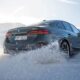 BMW i5 drifting in the snow