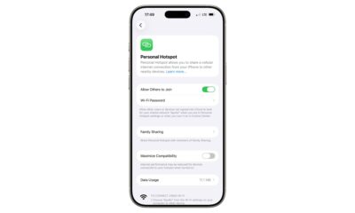 iOS 26.4 Personal Hotspot Settings