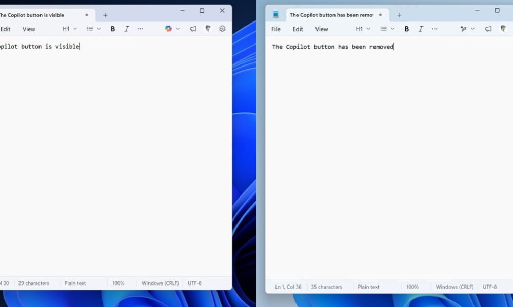 Microsoft starts removing Copilot buttons from Windows 11 apps