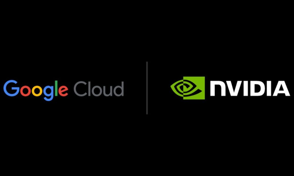 Google Cloud and NVIDIA logos as, at the Google Cloud Next conference, the companies outlined their hardware roadmap designed to address the cost of AI inference at scale.
