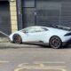 Lamborghini Huracan crash leaves pedestrian hospitalised in the UK