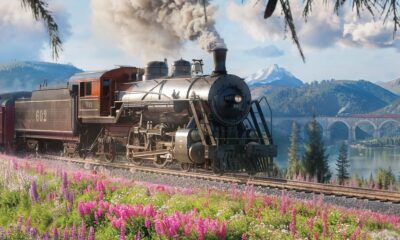 Transport Fever 3 train header keyart