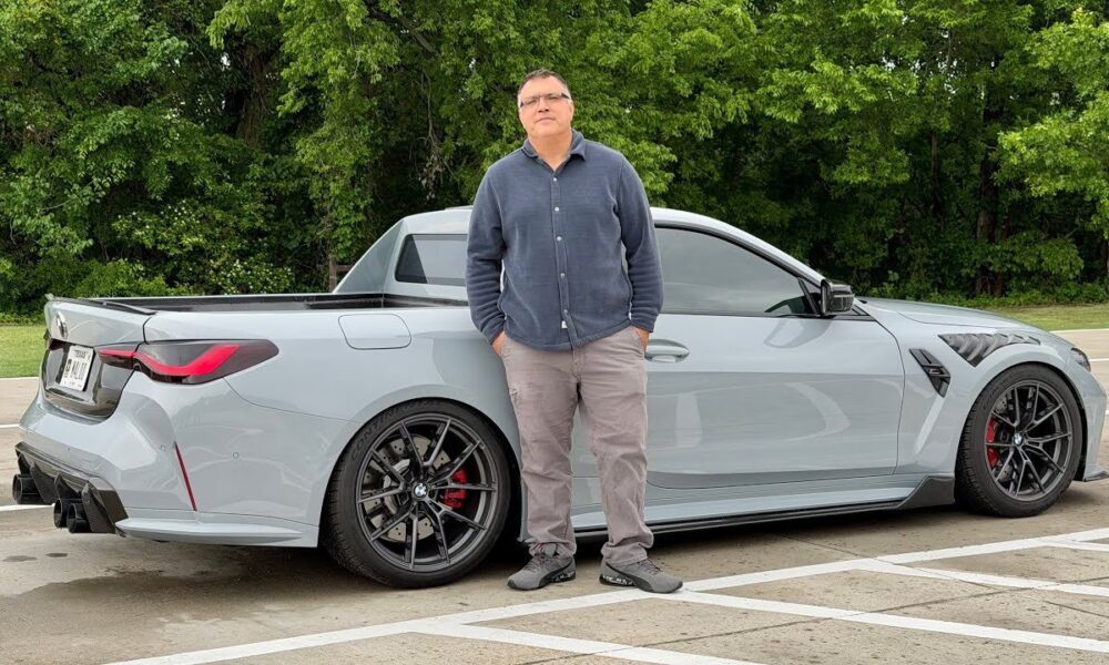 Who chops off a $100,000 BMW M4 into a wild pickup?