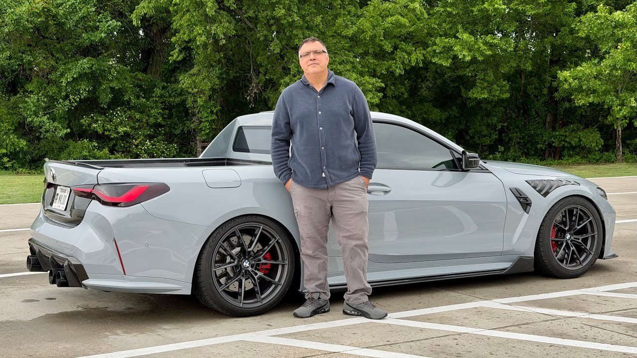 Who chops off a $100,000 BMW M4 into a wild pickup?