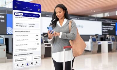 United Airlines TSA Wait Times in App