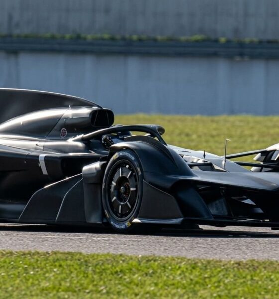 Mysterious single-seater Aston Martin hypercar spotted testing