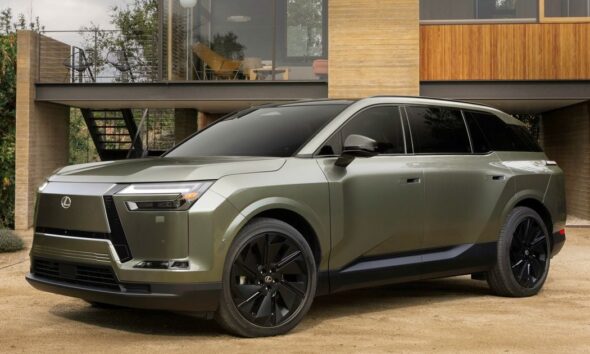 2027 Lexus TZ: Luxury brand reveals flagship three-row electric SUV