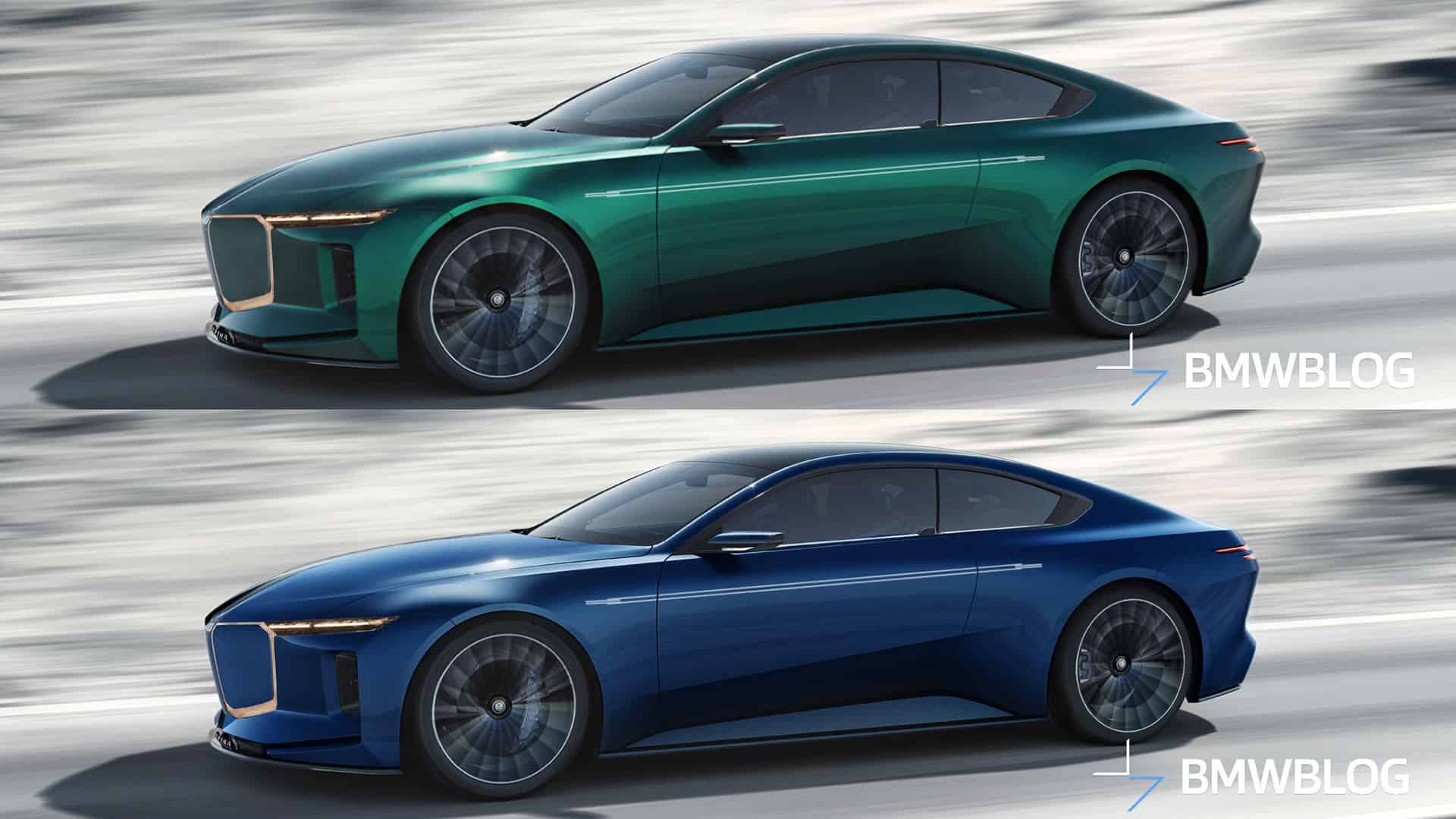 VISION BMW ALPINA GREEN BLUE COLORS