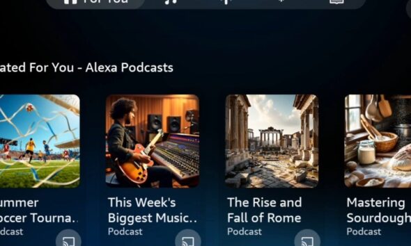 Amazon Alexa Plus can now create AI-generated podcasts