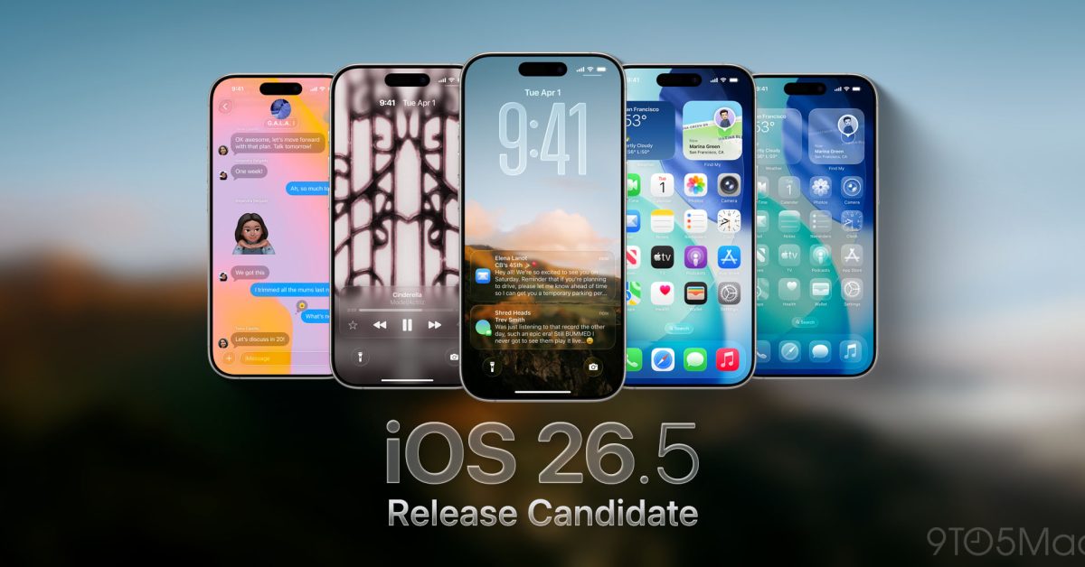 Apple releases iOS 26.5 RC