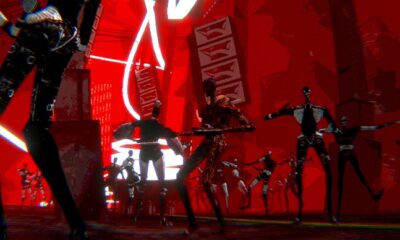 "God is dead, and Heaven has gone corporate" in Grindset T.V., an overstimulating speedrunning game by way of Cruelty Squad