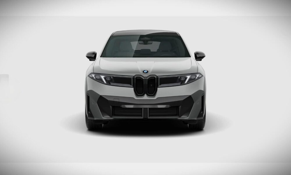 iX3 in Space Silver, front, from configurator
