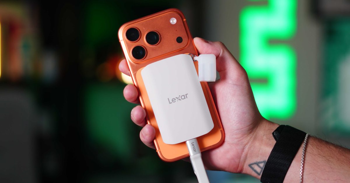 Lexar ES5 brings MagSafe convenience & ProRes SSD speeds