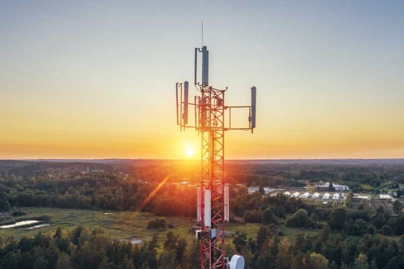 Cell Tower Sunset