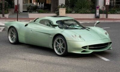 Gorgeous Pagani Huayra Codalunga spotted casually roaming in Monaco