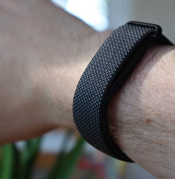 Fitbit Air on the wrist