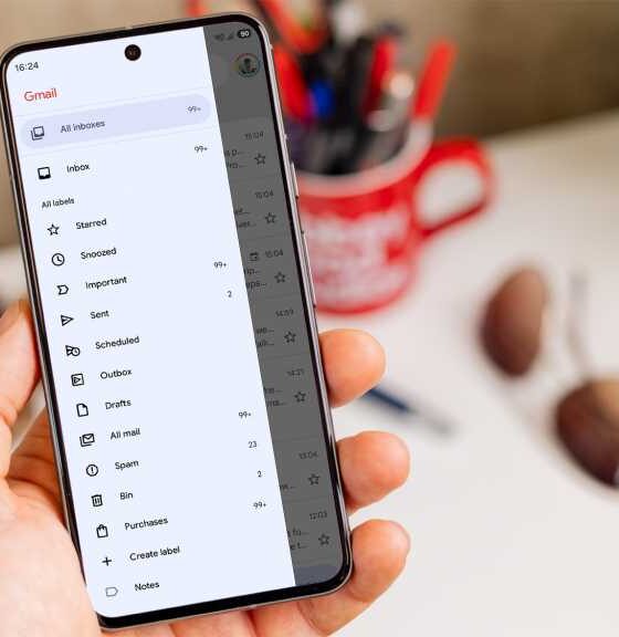 Gmail app on an Android phone