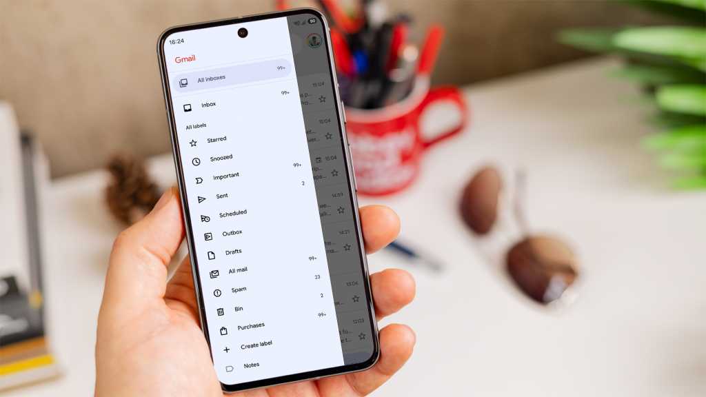 Gmail app on an Android phone