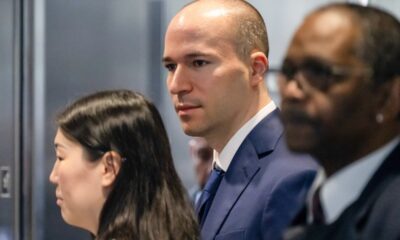 Greg Brockman, president and co-founder of OpenAI, arrives at the federal court in Oakland, California, US, on Thursday, April 30, 2026.