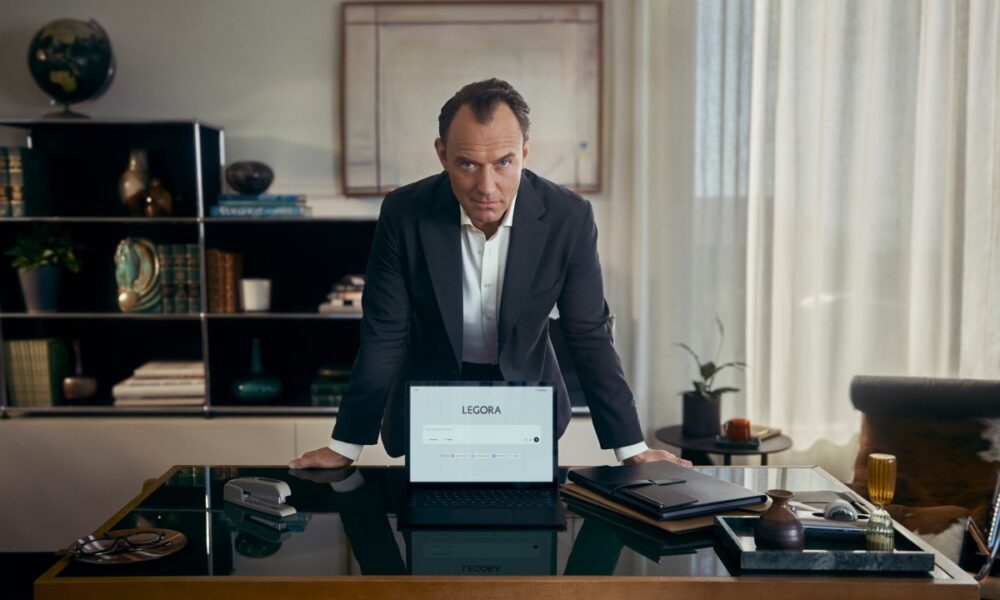 Legora's marketing campaign featuring Jude Law
